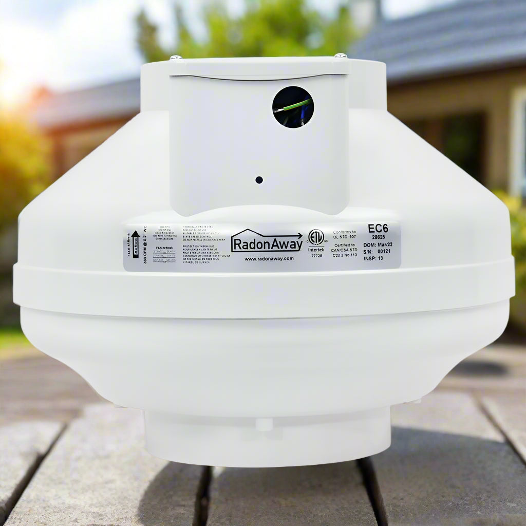 RadonAway® EC6 Pro Radon Fan | Bring One Fan To Every Job – Radon