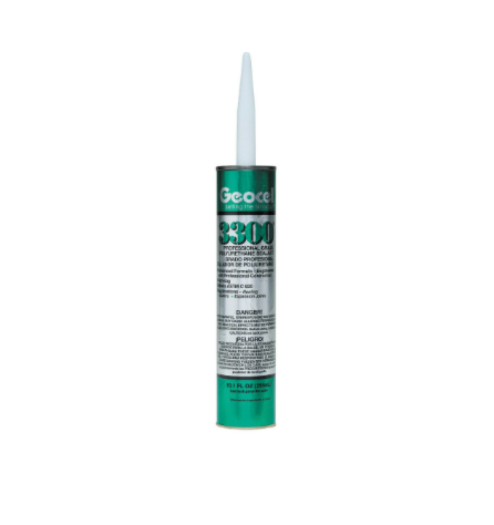 Green tube of POLYURETHANE SEALANT