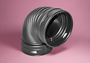 Normandy Singlewall 90° Elbow – 3" & 4" Corrugated Drain Pipe Fitting