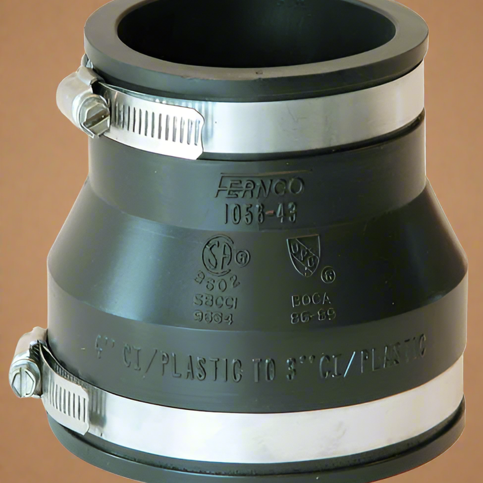 Fernco Proflex 4 in. x 4 in. Neoprene Shielded Coupling Fernco Proflex 4 in. x 4 in. Neoprene Shielded Coupling