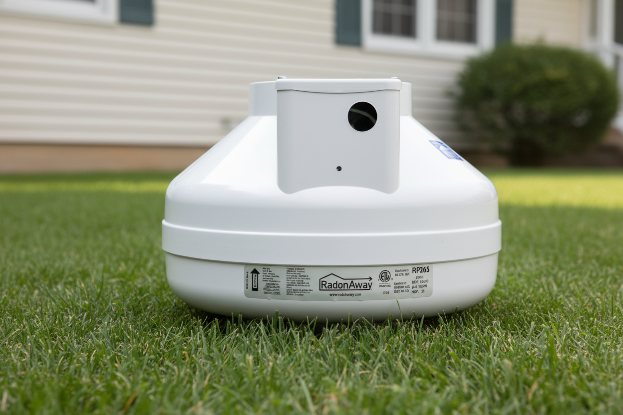Radon Stuff RadonAway RP265 Radon Fan – High Airflow Radon Mitigation Fan – Radon ...