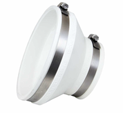 Spruce 6" X 3" FLEXIBLE COUPLING (WHITE)