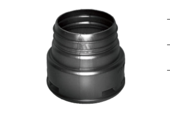 Normandy Corrugated Pipe Adapter – 3" & 4" Singlewall