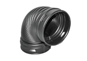 Normandy Singlewall 90° Elbow – 3" & 4" Corrugated Drain Pipe Fitting