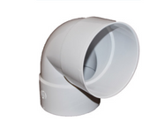 Normandy 4" 90-Degree Short Turn PVC Elbow Coupling (H x H)